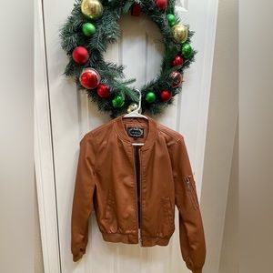 Ambiance Brown Leather Jacket🤎